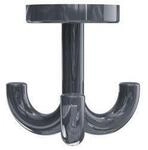 Hewi 477 Haken 477.90.05092 3-fach, drehbar, anthrazitgrau