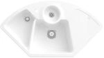 Villeroy und Boch Solo Eck Ecksp&uuml;le 670801R1 Ablaufgarnitur, Handbet&auml;tigung,