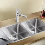 Blanco Andano 340/340-if Sp&uuml;le 522981 74,5x40cm, Edelstahl Seidenglanz, IF-Flachrand