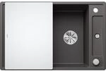 Blanco Axia III 45 S Sp&uuml;le 523184 78x47cm, PuraDur felsgrau, reversibel, mit