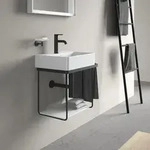Duravit DuraSquare Metallkonsole 0031104600 wandh&auml;ngend, zu Waschtisch 073245,