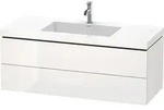 Duravit L-Cube Waschtisch-Unterschrank LC6929N2222 120 x 48 cm, ohne Hahnloch, wei&szlig;