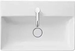 Duravit DuraSquare Waschtisch 23566000411 600x400mm, wei&szlig; Wondergliss, ohne
