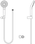 Ideal Standard Idealrain Evo Wannenbrauseset B2404AA, chrom, rund