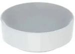 Geberit VariForm Aufsatzwaschtisch 500768012 d= 40cm, ohne Hahnloch, &Uuml;berlauf, rund,