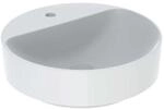 Geberit VariForm Aufsatzwaschtisch 500770012 d= 45cm, mit Hahnlochbank, ohne