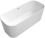 Villeroy & Boch Finion freistehende Badewanne 177FIN7N2BCV401 170x70cm, Wasserzulauf,