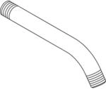 hansgrohe Brausearm Pharo Duschpaneel Lift 2 97196000 chrom