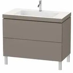 Duravit L-Cube Waschtisch-Unterschrank LC6938O9090 100 x 48 cm, 1 Hahnloch, flannel