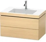 Duravit L-Cube Waschtisch-Unterschrank LC6927O7171 80 x 48 cm, 1 Hahnloch, mediterane