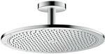 Axor ShowerSolutions Kopfbrause 1jet 26035820 Brushed Nickel, 350mm, mit