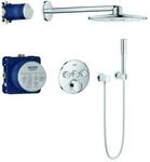 Grohe SmartControl Duschsystem Unterputz 34709000 chrom, mit 3 Absperrventilen, rund