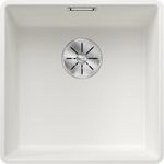 Blanco Subline 400-f Sp&uuml;le 523497 42,7x42,7cm, PuraDur wei&szlig;, f&uuml;r Unterbau