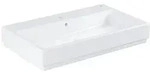 Grohe Cube Keramik Waschtisch 3946900H 80cm, 1 Hahnloch mit &Uuml;berlauf, alpinwei&szlig;