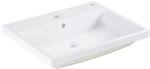 Grohe Cube Keramik Einbauwaschtisch 3947900H 60cm, 1 Hahnloch mit &Uuml;berlauf,