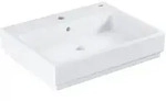 Grohe Cube Keramik Aufsatzwaschtisch 3947700H 60cm, 1 Hahnloch mit &Uuml;berlauf,