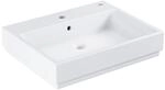 Grohe Cube Keramik Waschtisch 3947300H 60cm, 1 Hahnloch mit &Uuml;berlauf, alpinwei&szlig;