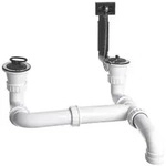 Blanco Doppel-Ab-/&Uuml;berlaufgarnitur 137034 1 1/2", f&uuml;r TOP EZS 11x4