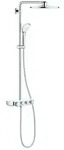 Grohe Euphoria Duschsystem 26507LS0 AP-Thermostat, Duscharm 450mm, moon white