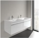 Villeroy und Boch Venticello M&ouml;bel-Doppelwaschtisch 4111DLRW 130x50cm, stone...