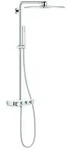 Grohe Euphoria Duschsystem 26508LS0 AP-Thermostat, Duscharm 450mm, moon white