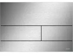 TECEsquare II Metall Bet&auml;tigungsplatte 9240830 edelstahl geb&uuml;rstet, 2