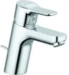 Kludi Pure&easy Waschtischarmatur 372760565 chrom, DN 15, mit Metall-Ablaufgarnitur,