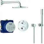 Grohe Grohtherm UP-Duschsystem 34732000 chrom, mit Unterputz-Thermostat,...
