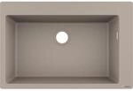 hansgrohe Einbausp&uuml;le 43313380 770 x 510 mm, 1 Hauptbecken, Hahnloch vordefiniert,