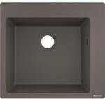 hansgrohe Einbausp&uuml;le 43312290 560 x 510 mm, 1 Hauptbecken, Hahnloch vordefiniert,