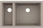 hansgrohe Unterbausp&uuml;le 43433380 710 x 450 mm, 1 Haupt- und Zusatzbecken, betongrau