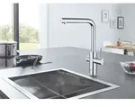 Grohe Blue Home K&uuml;chenarmatur 31539000 Chrom, L-Auslauf-Starter Kit, herausziehbarer