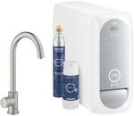 Grohe Blue Home Mono Starter Kit 31498DC1 supersteel, C-Auslauf