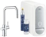 Grohe Blue Home Sp&uuml;ltisch-Einhebelmischer 31543000 Chrom, U-Auslauf-Starter Kit,