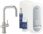 Grohe Blue Home Sp&uuml;ltisch-Einhebelmischer 31543DC0 Supersteel, U-Auslauf-Starter