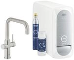 Grohe Blue Home K&uuml;chenarmatur 31456DC1 supersteel, U-Auslauf, Starter Kit