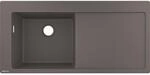 hansgrohe Einbausp&uuml;le 43330290 1050 x 510 mm, 1 Hauptbecken links, Abtropffl&auml;che,
