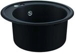 Grohe K400 Komposit-Einbausp&uuml;le 31656AP0 rund, d= 510mm, 1 Becken, granit schwarz