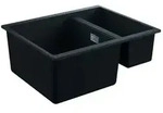 Grohe K500 Komposit-Einbausp&uuml;le 31648AP0 555x460mm, 1,5 Becken, granit schwarz