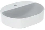 Geberit VariForm Aufsatzwaschtisch 500776002 50x40cm, mit Hahnlochbank, ohne