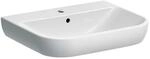 Geberit Smyle Waschtisch 500228011 weiss, 60x48cm, mit Hahnloch und &Uuml;berlauf