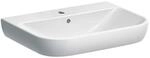 Geberit Smyle Waschtisch 500230011 weiss, 65x48cm, mit Hahnloch und &Uuml;berlauf