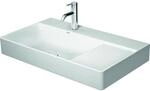 Duravit DuraSquare M&ouml;bel-Waschtisch asymmetrisch 2348800040 80x47cm, ohne &Uuml;berlauf,