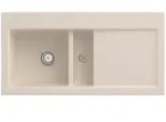 Villeroy und Boch Subway 60 Einbausp&uuml;le 677001FU links, mit Ablaufgarnitur,