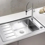 Blanco ANDANO XL 6 S-IF Compact Sp&uuml;le 523001 86 x 50 cm, Edelstahl Seidenglanz,