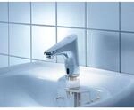 Grohe Europlus E Waschtisch Armatur 36208001 chrom, Batteriebetrieb ohne Mischung