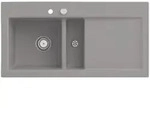 Villeroy und Boch Subway 60 Einbausp&uuml;le 677002KD links, mit Ablaufgarnitur,
