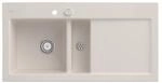 Villeroy und Boch Subway 60 Einbausp&uuml;le 677002KR links, mit Ablaufgarnitur,