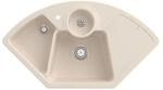 Villeroy und Boch Solo Eck Ecksp&uuml;le 670801FU Ablaufgarnitur, Handbet&auml;tigung,