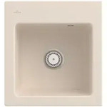 Villeroy und Boch Subway 45 XS Einbausp&uuml;le 678101FU mit Ablaufgarnitur, 475 x 510